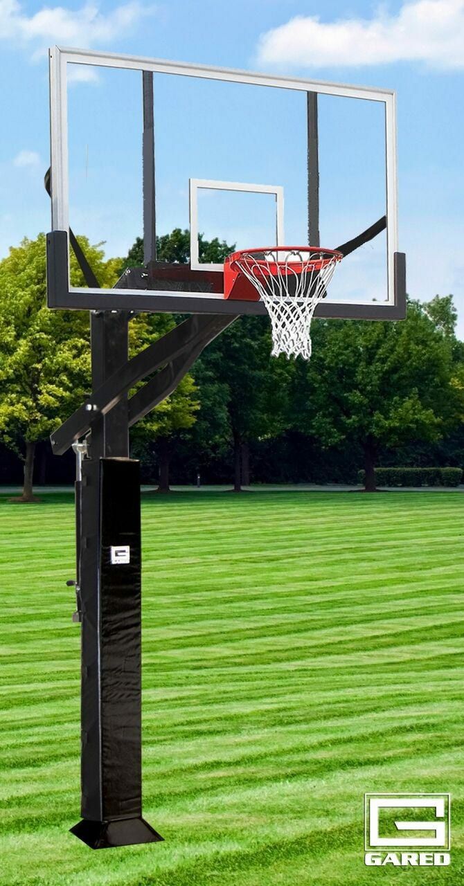 Gared All Pro Jam Adjustable Outdoor Basketball Systems | Basketball Systems Basketball Basketball Systems