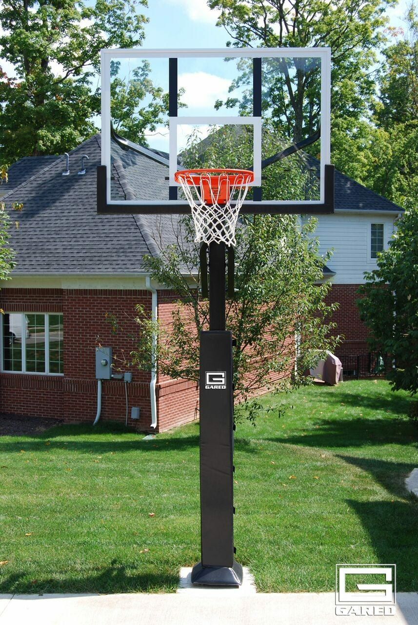 Gared Collegiate Jam Adjustable Outdoor Basketball System | Basketball Systems Basketball Basketball Systems