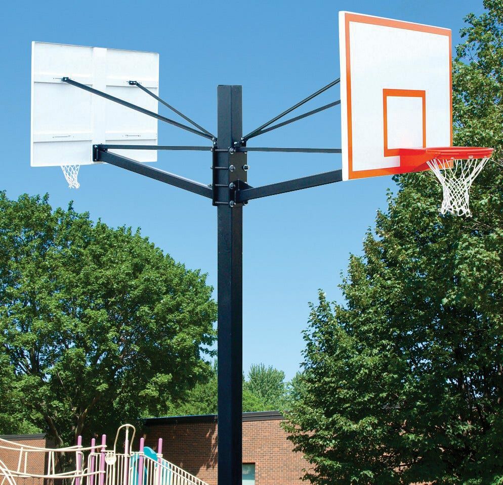 Gared Endurance Double Board Playground Basketball System | Basketball Systems Basketball Basketball Systems