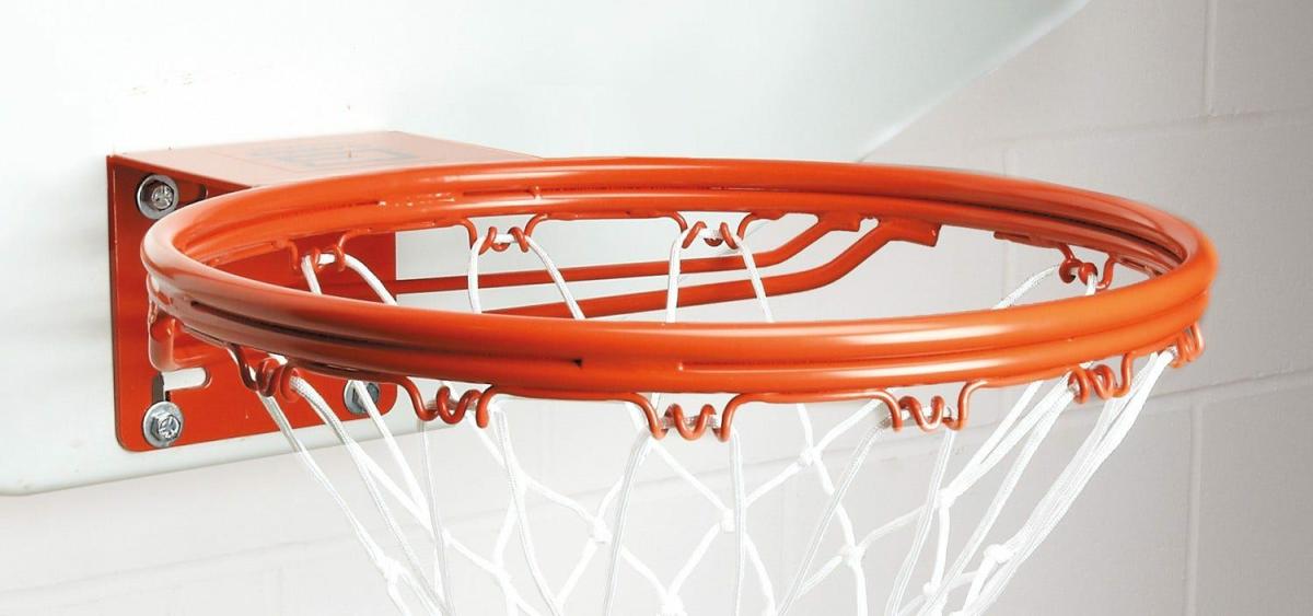 Gared Front-Mount Double-Rim Basketball Goal | Basketball Rims Basketball Basketball Rims