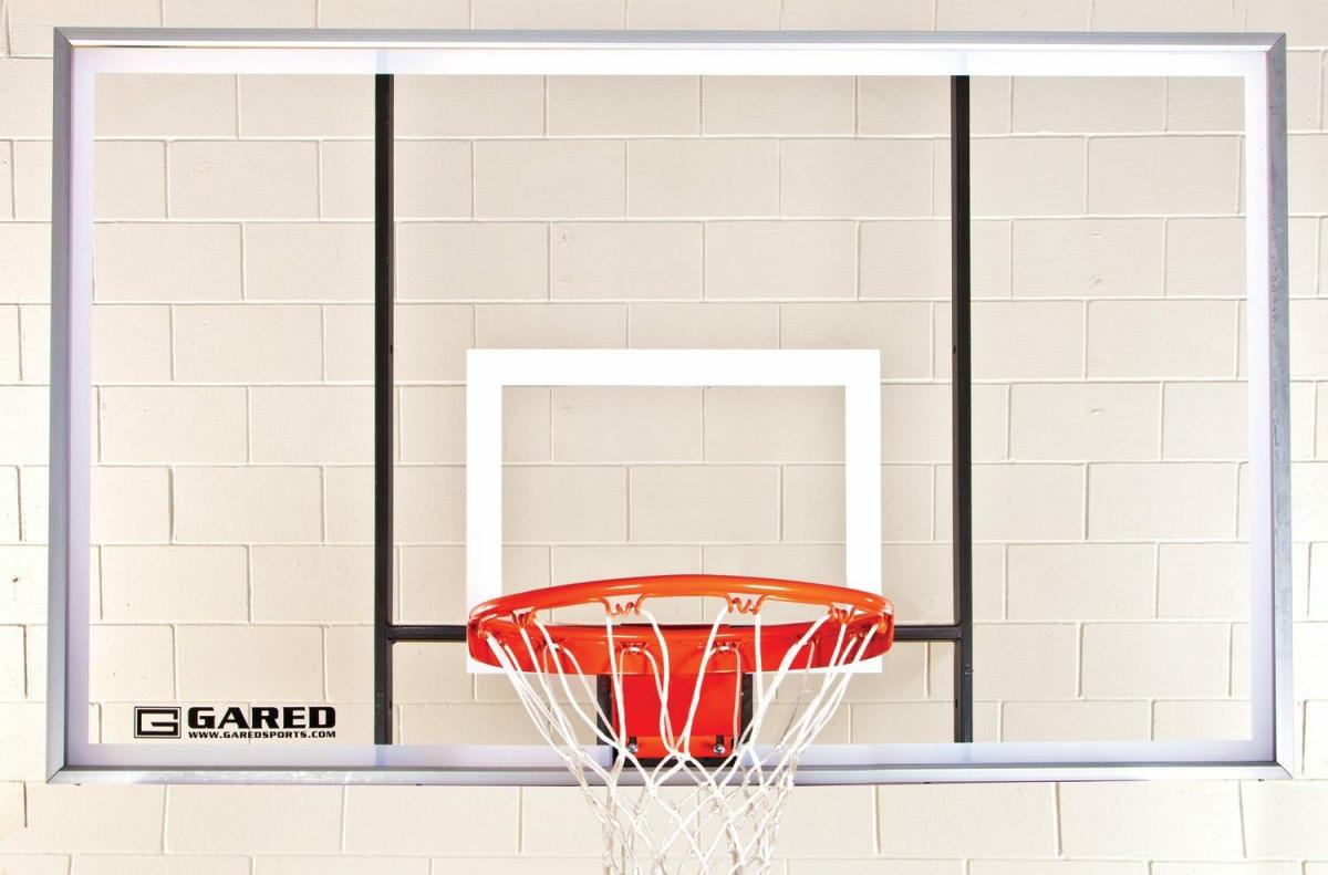 Gared Rectangular Acrylic Backboard | Basketball Backboards Basketball Basketball Backboards