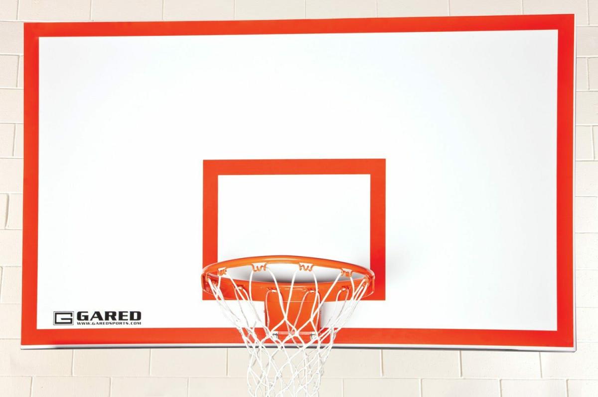 Gared Rectangular Steel Backboard | Basketball Backboards Basketball Basketball Backboards