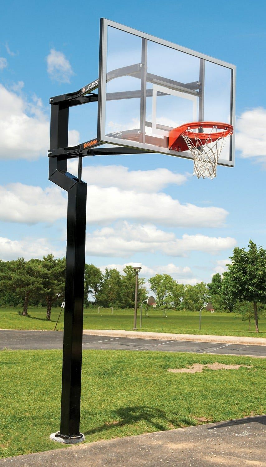 Goalsetter Mvp Adjustable Outdoor Basketball System Padding | Basketball Systems Basketball Basketball Systems