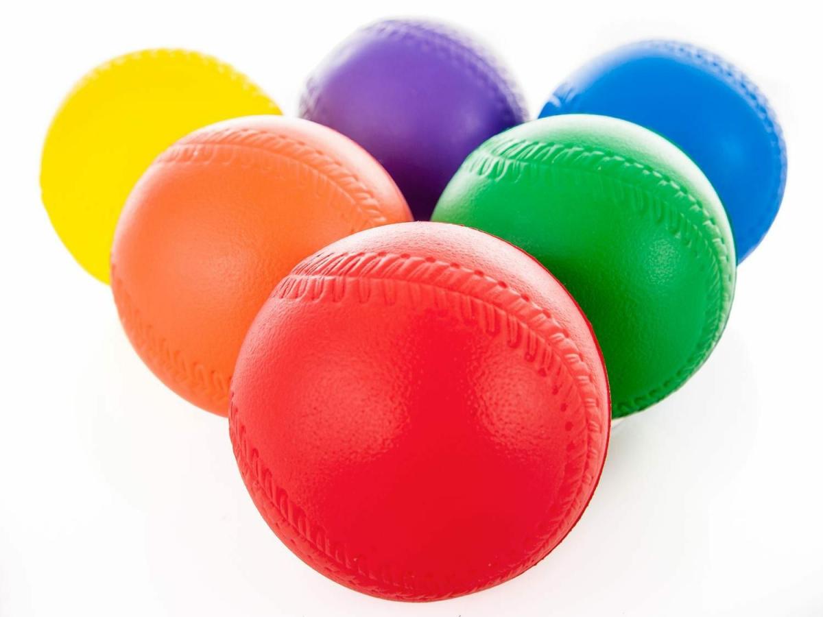 Rainbow Foam Balls | Baseballs Baseball Baseballs