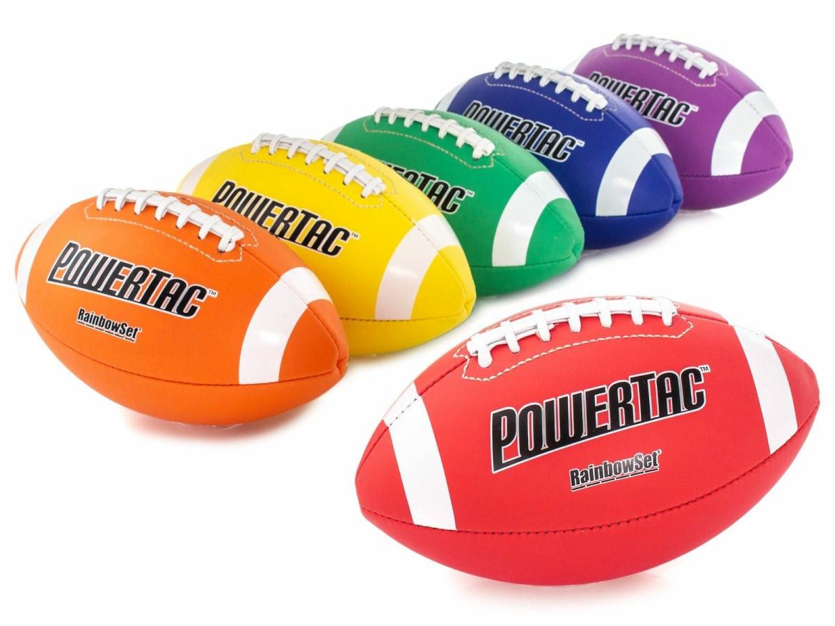 Rainbow Powertac Footballs | Footballs Football Footballs