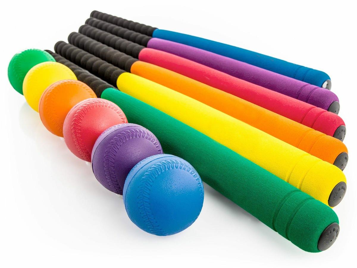 Rainbow Ultragrip Foam Baseball Bats | Baseball Bats Baseball Baseball Bats