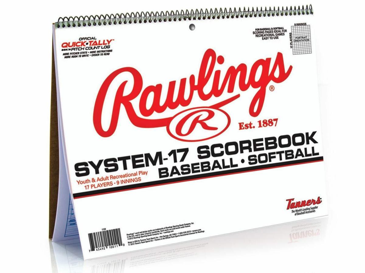 Rawlings System 17 Baseball/Softball Scorebook | Baseball Scorebooks & Baseball Scoreboards Baseball Baseball Scorebooks & Baseball Scoreboards