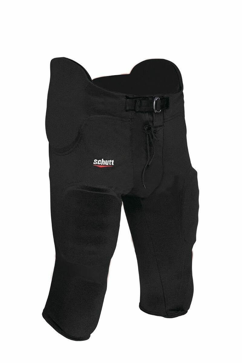 Schutt Poly-Knit All-In-One Black Football Pants | Player Equipment Football Player Equipment