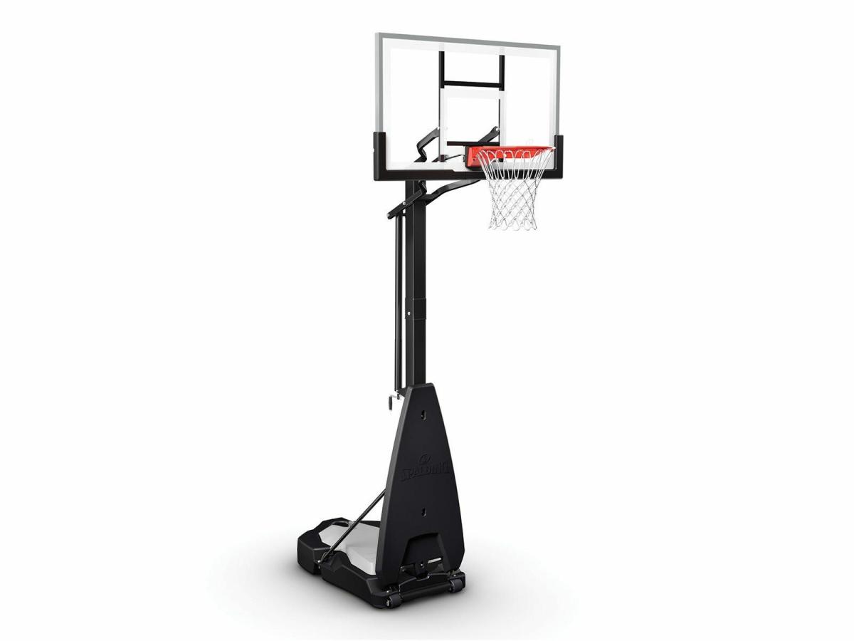 Spalding Ultimate Hybrid Glass Portable Basketball System | Basketball Systems Basketball Basketball Systems