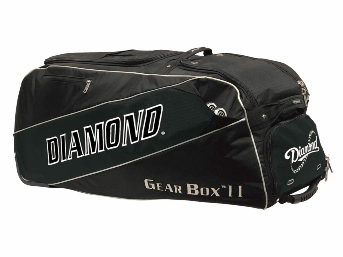 Diamond Wheeled Team Gear Bag | Batting Helmets & Catcher’s Equipment Baseball Batting Helmets & Catcher's Equipment