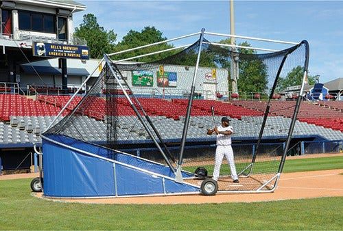 Jaypro Big League Bomber Portable Backstop | Batting Cages & Baseball Backstops Baseball Batting Cages & Baseball Backstops